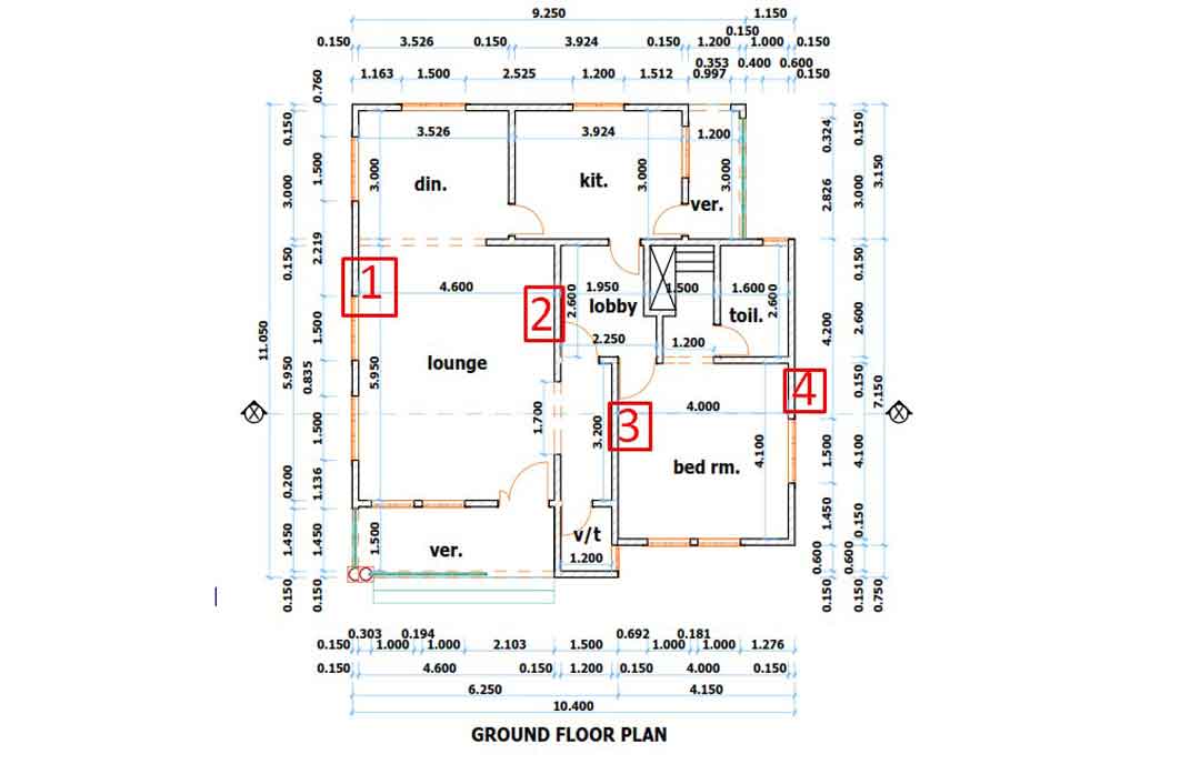 house plan Nigeria floor plan