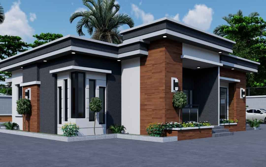 Portable 2 Bedroom And Self contained Detached House Plan