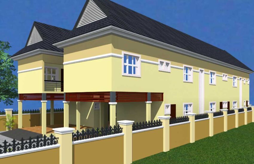 house plan self-contained