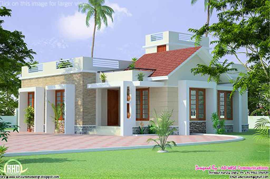 simple exterior house designs in kerala