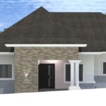 2 units of 2 bedroom house design