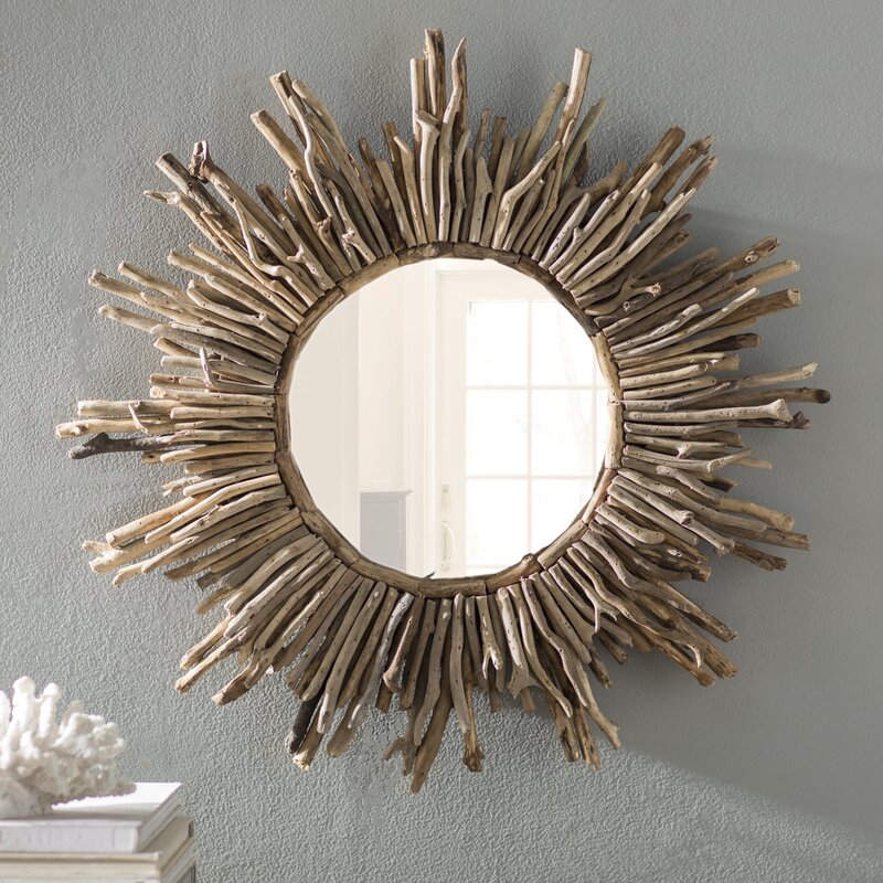 sun burst decorative mirror