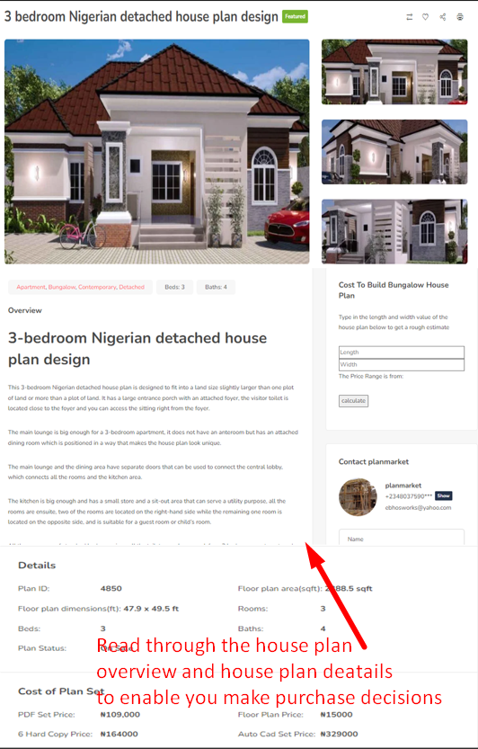 house to buy house plan online