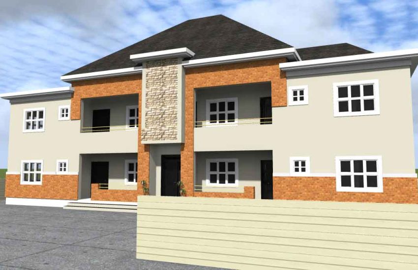 twin 2 bedroom house plan