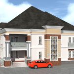 modern 6 bedroom duplex house plan
