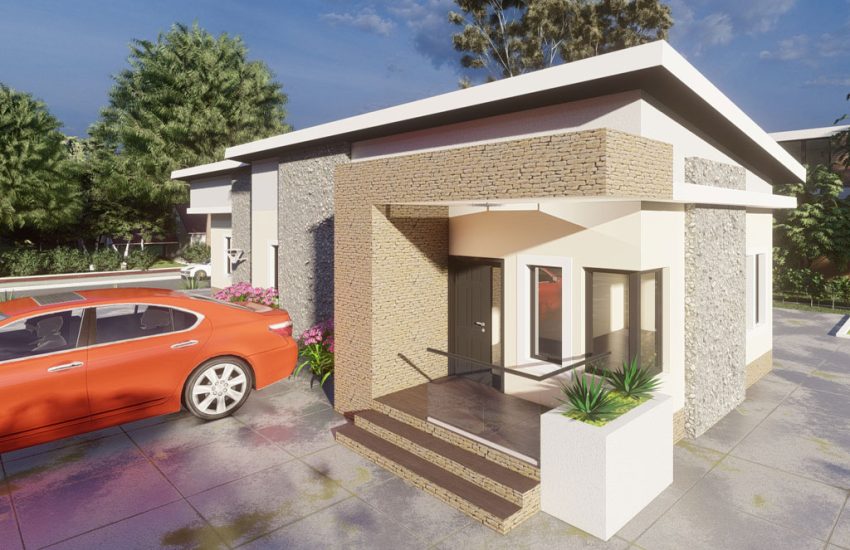 2 bedroom house plan