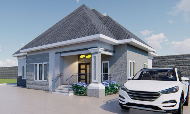 3 bedroom bungalow house plan