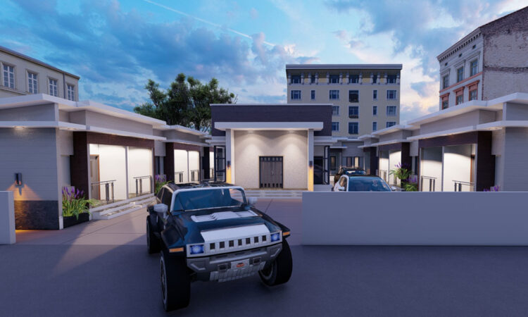 hotel house plan
