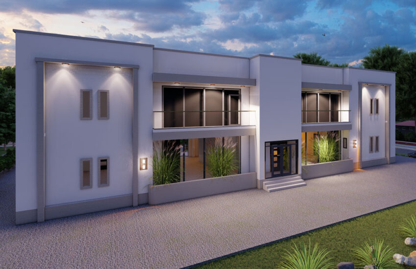 4-Bedroom Duplex Floor Plan