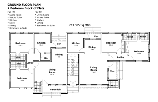 Nigeria house plans floor plan