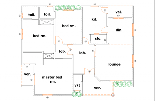 house plan sample
