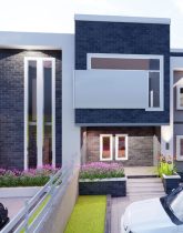 semi detached house plan