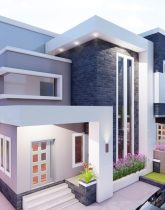 2 bedroom semi detached house plan