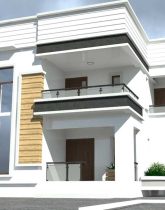 roofless duplex house plan