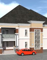 modern 6 bedroom duplex house plan