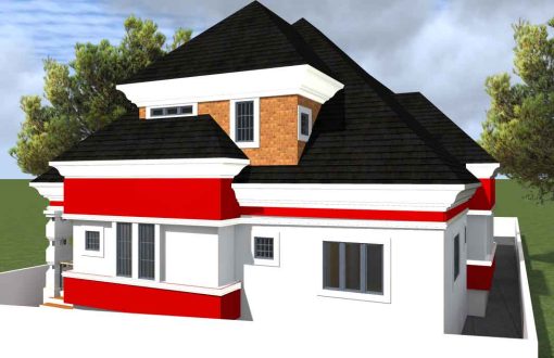 house plan drawings 6 bedroom bungalow