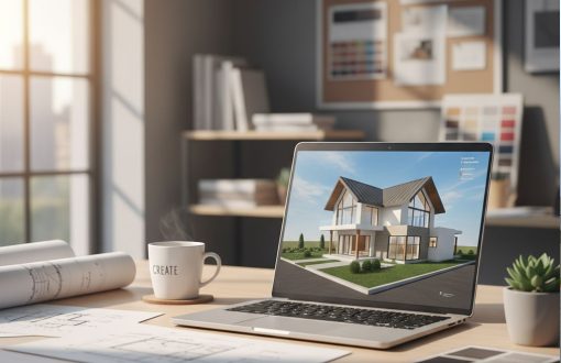 3D home design workspace