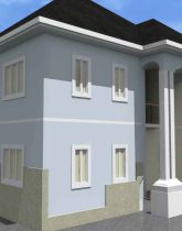 4-bedroom duplex house