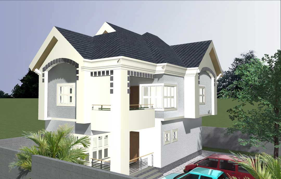 4 Bedroom Mini Duplex | Nigerian House plan
