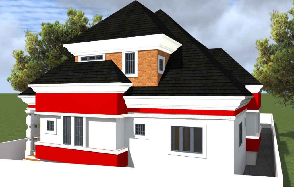 house plan drawings 6 bedroom bungalow