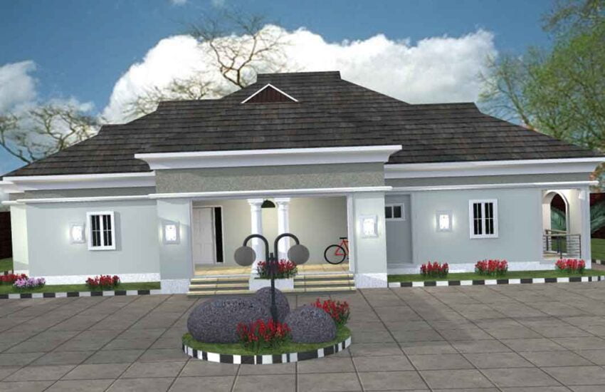 House Plan For 3 Bedroom Bungalow
