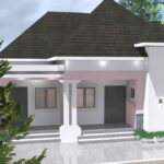 3 bedroom attached with self contained bungalow house plan