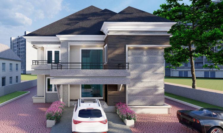 5 bedroom duplex house plan