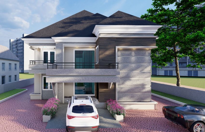 5 bedroom duplex house plan