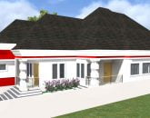 house plan drawings 6 bedroom bungalow