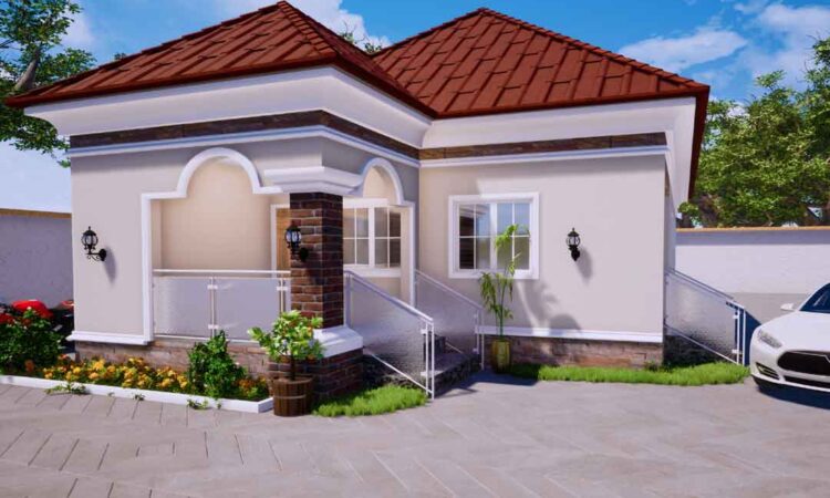 Nigerian house plan 3 bedroom bungalow