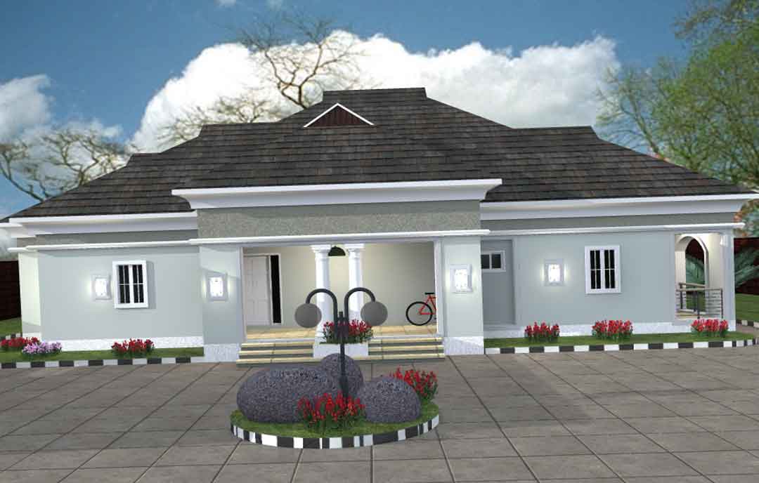 Exotic design 4 bedroom Nigeria house plan